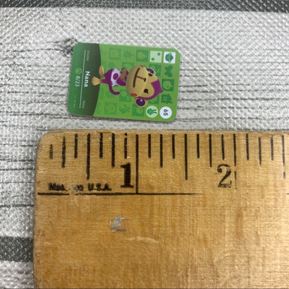 Animal Crossing Amiibo Nana Mini NFC Card. Scan in Villager ACNH Switch - Picture 5 of 5